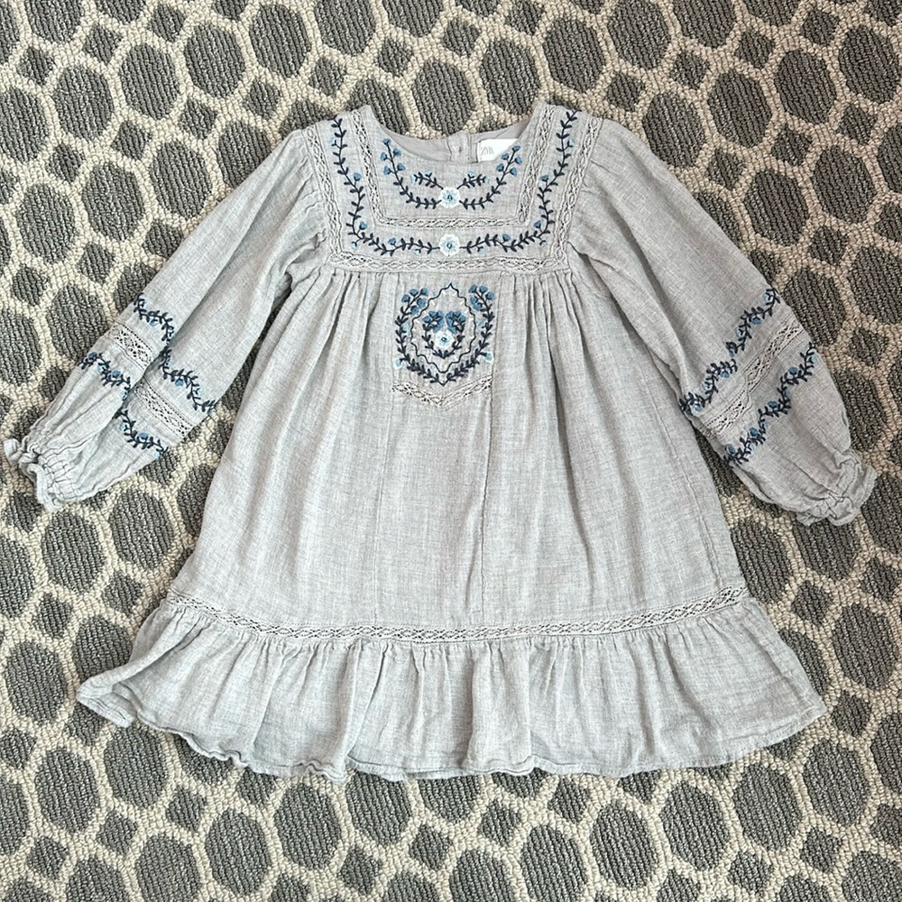 Zara Embroidery Dress